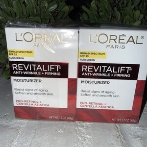 L'Oréal Revitalift Anti-Wrinkle and Firming Moisturizer 1.7oz - 2 Pack Exp 2027
